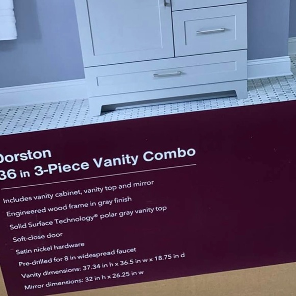 Bathroom vanity 36 inch - Picture 2 of 2